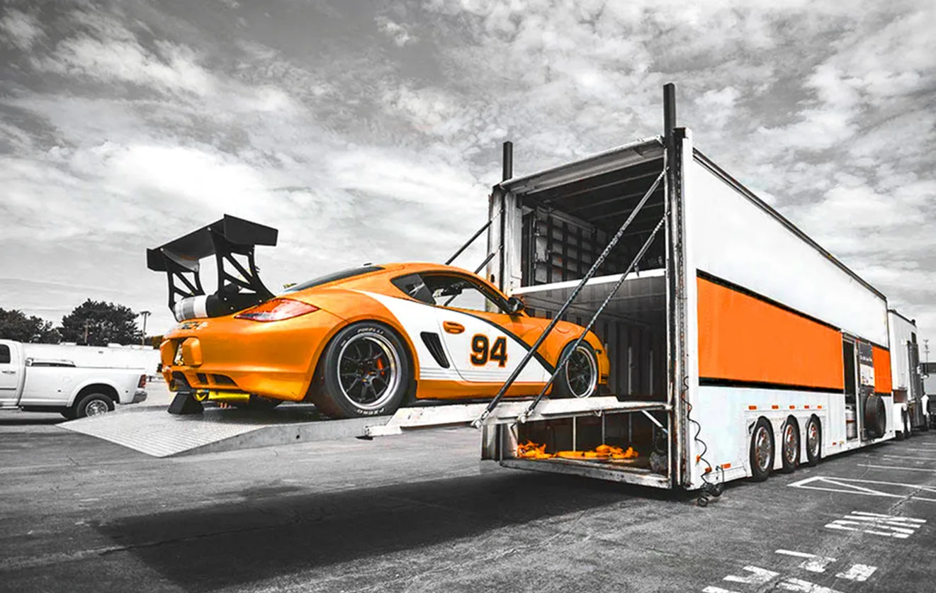 Enclosed car transport for the Colorado Springs to LA route