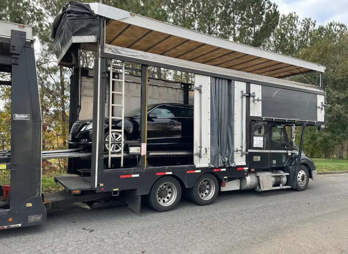 Soft-side enclosed transport option for vehicle protection at lower cost