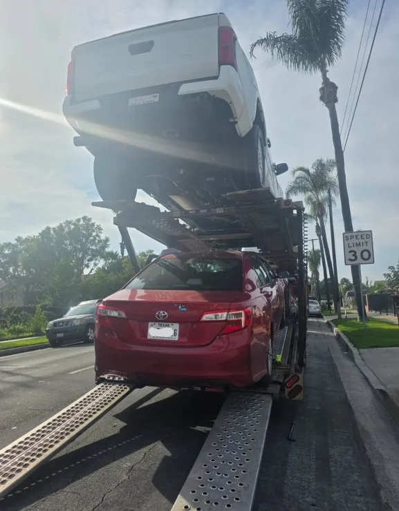 Snowbird car shipping route from Colorado to Arizona and Florida